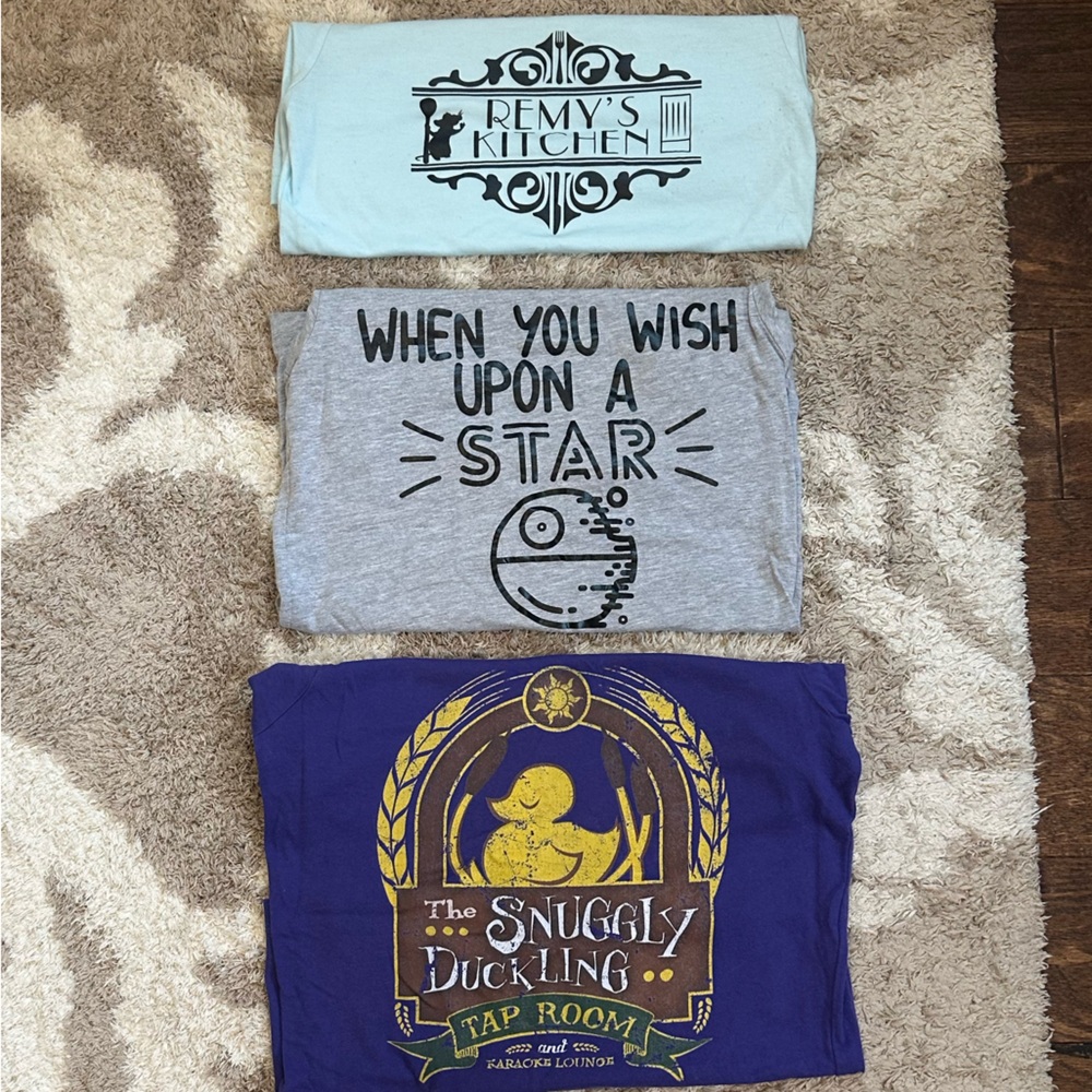 Disney Themed T-Shirt Bundle